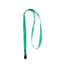 Шнурок для бейджа Axent з металивим кліпом, зелений (4532-04-A)