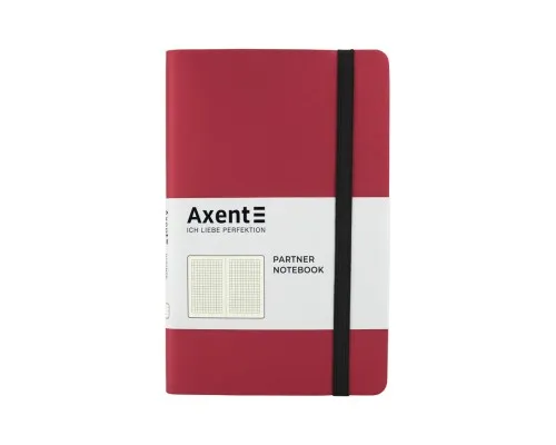 Книга записная Axent Partner Soft 125х196 мм 96 листов клетка красная (8206-05-A)