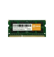 Модуль пам'яті для ноутбука SoDIMM DDR3 8GB 1600 MHz ATRIA (UAT31600CL11SK1/8)