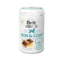 Витамины для собак Brit Vitamins Skin and Coat для кожи и шерсти 150 г (8595602562510)