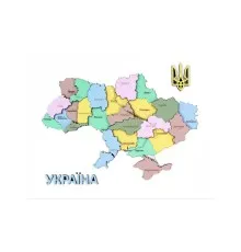 Набор для творчества Rosa Talent Карта Украины 3D пастельные цвета 30.5х37.5 см (4823098532545)