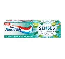 Зубна паста Aquafresh Senses Евкаліпт, лайм та м'ята 75 мл (5054563108746)