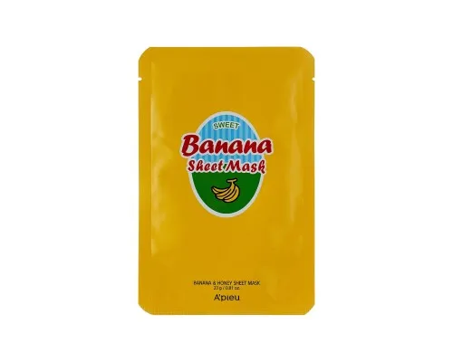 Маска для лица A'pieu Sweet Banana Sheet Mask 30 г (8806185729581)