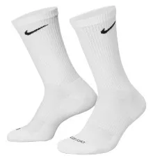 Шкарпетки Nike U NK EVERYDAY PLUS CUSH CREW SX6888-100 38-42 3 пари Білі (888408258052)