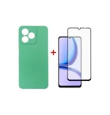 Чехол для мобильного телефона Dengos Kit for Realme C51 case + glass (Mint) (DG-KM-61)