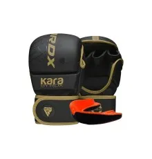 Рукавички для MMA RDX F6 Kara Matte Golden XL (GGR-F6MGL-XL)