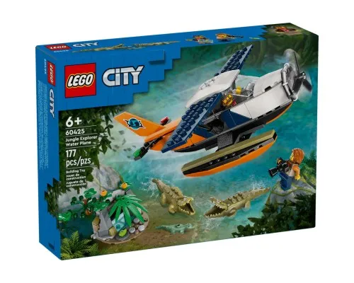 Конструктор LEGO City Водный самолет для исследования джунглей (60425)