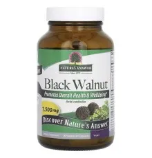 Травы Nature's Answer Черный орех, 1500 мг, Black Walnut, 90 вегетарианских капсул (NTA-16017)