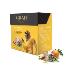Чай Graff Tropicana Verde Зелений 20 пірамідок по 1.8 г (4820279611112)