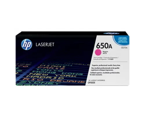 Картридж HP CLJ  650A magenta /CP5525 (CE273A)