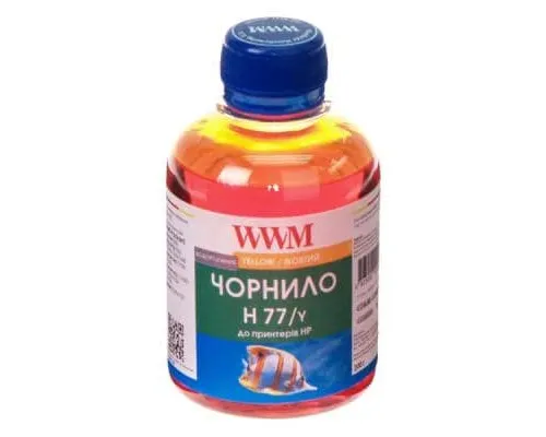 Чорнило WWM HP №177 85 Yellow (H77/Y)