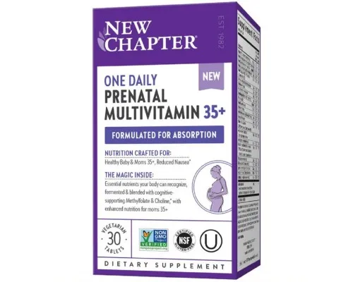 Мультивитамин New Chapter Ежедневные Мультивитамины для беременных, One Daily Prenatal (NCR-90329)