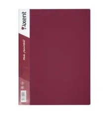 Папка с файлами Axent 10 sheet protectors, burgundy (1010-04-А)