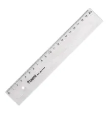 Лінійка Axent plastic, 20cm, clear (7320-А)