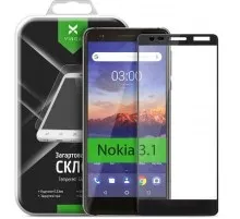 Скло захисне Vinga для Nokia 3.1 Black (VTPGS-N31B)