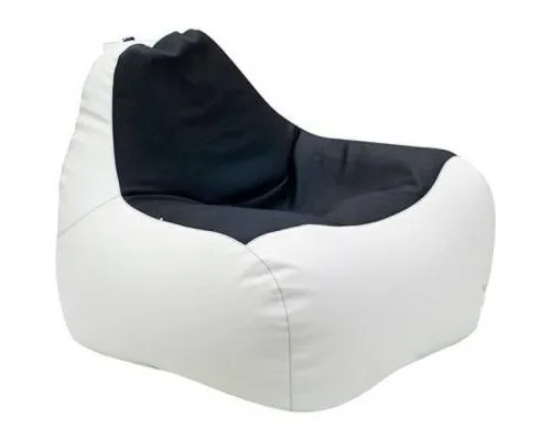 Крісло-мішок Примтекс плюс кресло-груша Simba H-2200/D-5 S White-Black (Simba H-2200/D-5 S White-Black)