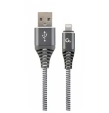 Дата кабель USB 2.0 AM to Lightning 1.0m Cablexpert (CC-USB2B-AMLM-1M-WB2)