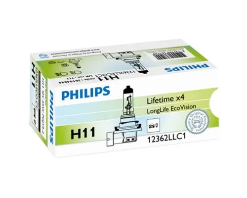 Автолампа Philips галогенова 55W (12362 LLECO C1)