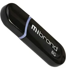 USB флеш накопитель Mibrand 8GB Panther Black USB 2.0 (MI2.0/PA8P2B)