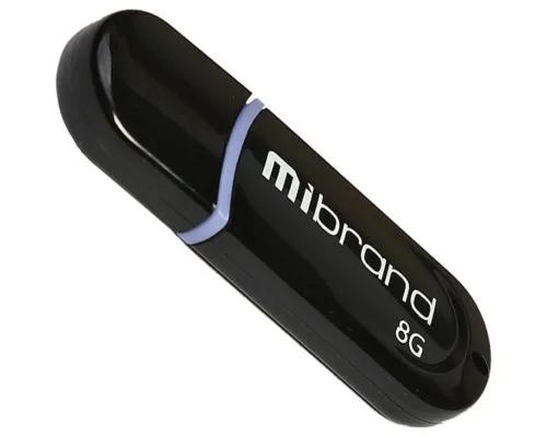 USB флеш накопичувач Mibrand 8GB Panther Black USB 2.0 (MI2.0/PA8P2B)