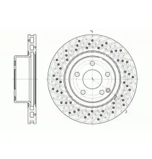 Гальмівний диск REMSA 6817.10