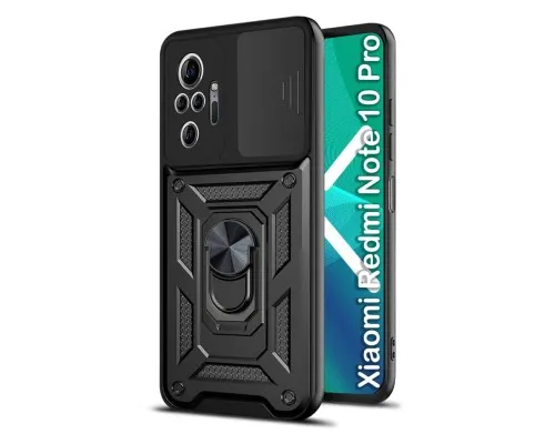 Чохол до мобільного телефона BeCover Military Xiaomi Redmi Note 10 Pro Black (706063)
