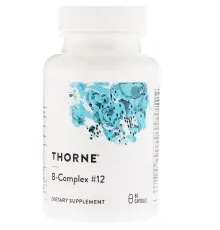 Витамин Thorne Research В-Комплекс №12, B-Complex 12, 60 капсул (THR-11203)