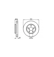 Гальмівний диск Bosch 0 986 478 858