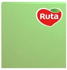 Серветки столові Ruta Колор 3 шари 33х33 см Зелені 20 шт. (4820023741614)