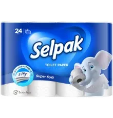 Туалетний папір Selpak 3 шари 24 рулони (8690530204478)