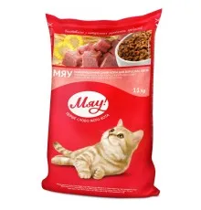 Сухой корм для кошек Мяу! с карасем 11 кг (4820215365246)