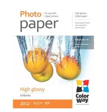 Фотобумага ColorWay LT 180г/м, glossy, 20sh, OEM (PG180020LT_OEM)