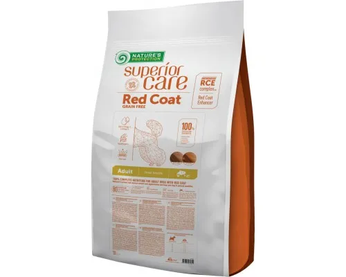 Сухий корм для собак Natures Protection Superior Care Red Coat Grain Free Small Breeds Salmon 10 кг (NPSC47231)