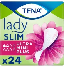 Урологические прокладки Tena Lady Slim Ultra Mini Plus 24 шт. (7322541116433)
