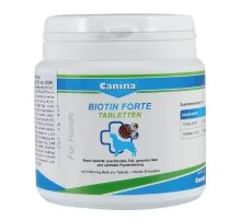 Вітаміни для собак Canina Biotin Forte Інтенсивний курс для шерсті 30 таблеток (4027565101092)