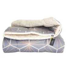 Ковдра MirSon антиалергенна з евкаліптовим волокном Зима №3017 Color Fun Line Geometry 220х240 (2200004835365)