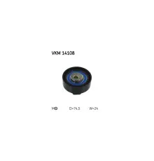 Ролик натяжителя ремня SKF VKM 14108