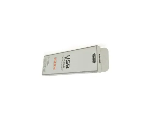 Дата кабель USB 2.0 AM to Micro 5P 1.0m XUANFENG 2.1A White iKAKU (XUANFENG-M)
