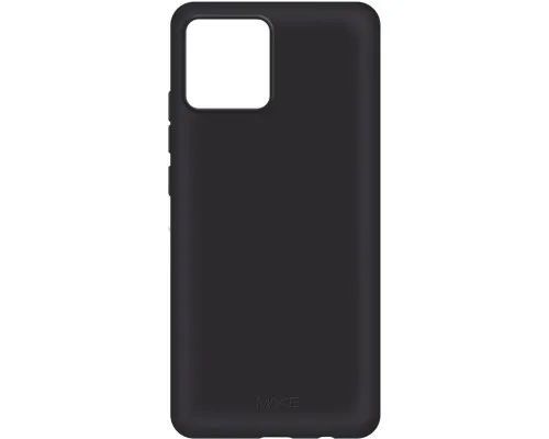 Чохол до мобільного телефона MAKE Moto G72 Skin Black (MCS-MG72BK)