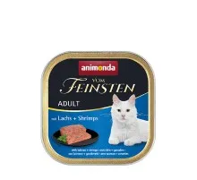 Паштет для котів Animonda Vom Feinsten Adult with Salmon + Shrimps 100 г (4017721832021)