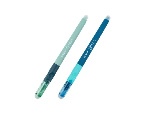 Ручка гелевая Kite пиши-стирай Smart 4, синяя в ассортименте (K23-098-1)