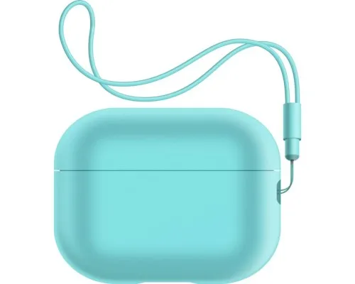Чохол для навушників Armorstandart Silicone Case with straps для Apple Airpods Pro 2 Mint (ARM68615)