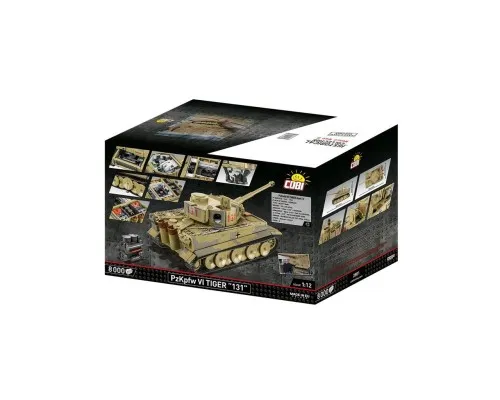 Конструктор Cobi PZKPFW VI Тигр 131, 1:12 8000 деталей (COBI-2801)