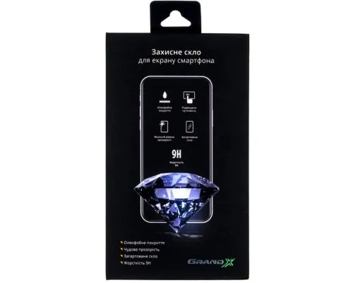 Скло захисне Grand-X Apple iPhone 15 9D black (AIP159D)
