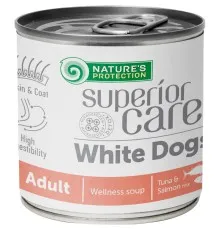 Консервы для собак Nature's Protection White Dogs All Breeds Adult Salmon and Tuna суп 140 мл (KIKNPSC63360)