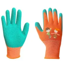 Защитные перчатки Neo Tools детские латекс, полиэстер, дышащая верхняя часть, р.4, оранжевый (97-644-4)