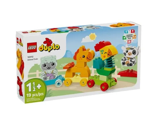 Конструктор LEGO DUPLO My First Поезд животных 19 деталей (10412)