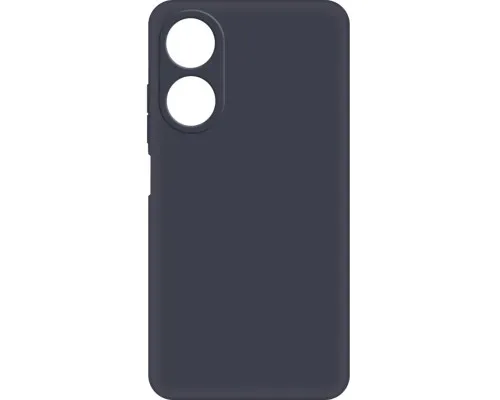 Чехол для мобильного телефона MAKE Oppo A58 Silicone Black (MCL-OA58BK)