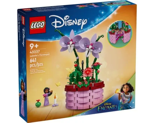 Конструктор LEGO Disney Princess Classic Цветочный горшок Изабеллы 641 деталь (43237)
