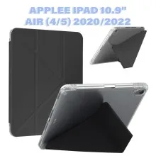 Чохол до планшета BeCover Ultra Slim Origami Transparent Apple Pencil Apple iPad Air (4/5) 2020/2022 10.9" Black (711102)